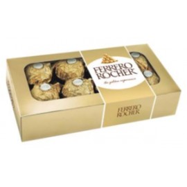 Ferrero Media Caja Chocolates Ferrero Rocher 102G/10EX/8P-Despensaenlinea