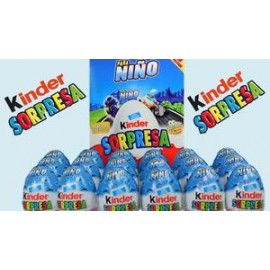 Ferrero Caja Chocolates Kinder Sorpresa Huevo Nino T12 8C/12P-Despensaenlinea