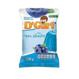 D´Gari Caja Gelatina Mora Silvestre D´Gari 120G/50P-Despensaenlinea