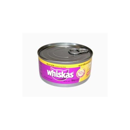 Mars Caja alimento para gato Whiskas pollo y atún 156G/24P-Despensaenlinea