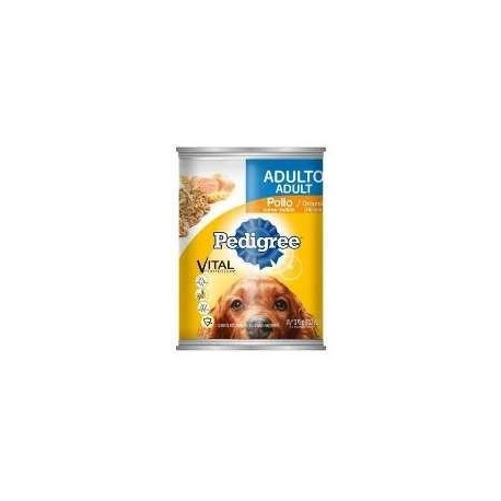 Effem Caja alimento para perro Pedigree molida de pollo 24P/375G-Despensaenlinea