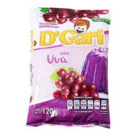 D´Gari Caja Gelatina Uva D´Gari 120G/50P-Despensaenlinea