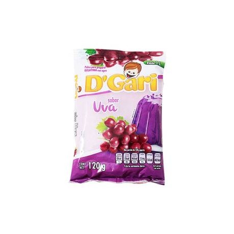 D´Gari Caja Gelatina Uva D´Gari 120G/50P-Despensaenlinea