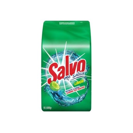 Procter & Gamble Caja Lavatrastes Salvo Polvo Limon 500G/24B-Despensaenlinea