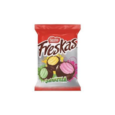 Nestlé Media Caja Caramelo con chocolate Freskas 8C/9P-Despensaenlinea