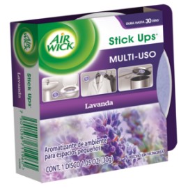 Reckitt Benckiser Caja aromatizante Air Wick stick ups lavanda 30M/12P-Despensaenlinea