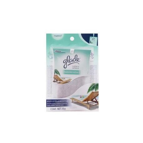 SC Johnson Caja aromatizante Glade cuelga y refresca perla azul 8M/24P-Despensaenlinea