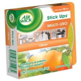 Reckitt Benckiser Media caja aromatizante Air Wickr stick ups citrus 30M/12P-Despensaenlinea