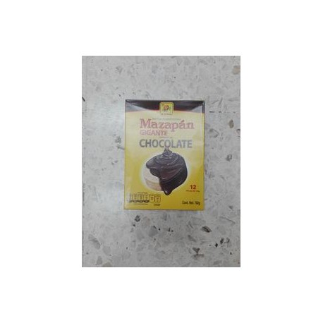 La Rosa Caja Mazapan Gigante cubierto de chocolate La Rosa 16C/12P-Despensaenlinea