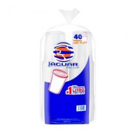 Jaguar Vasos Desechables Jaguar 40P/1L con Tapa - ZK-Despensaenlinea