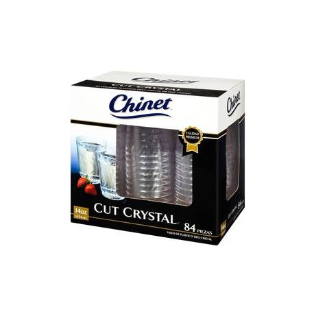 Chinet Vasos desechables Chinet Tipo Cristal 14OZ/84P- ZK-Despensaenlinea