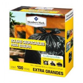 Member´s Mark Bolsa para Basura Member's Mark Extra Grande 100P - ZK-Despensaenlinea