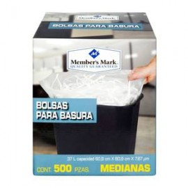 Member´s Mark Bolsas para Basura Member's Mark Medianas 500P - ZK-Despensaenlinea