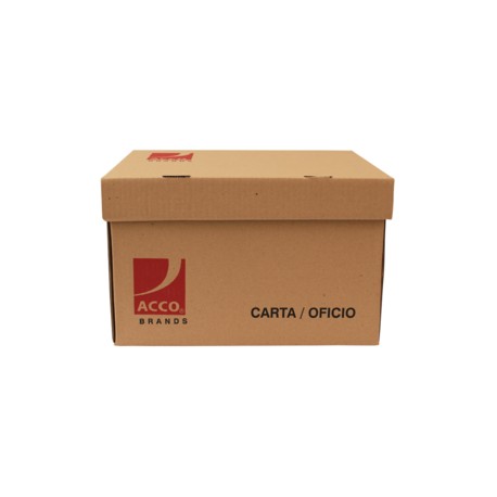 Acco Acco caja archivo tamaño carta/oficio 6P - KOZ-Despensaenlinea