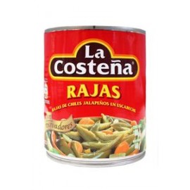 La Costeña Caja Chile Rajas La Costeña 800G/12P-Despensaenlinea