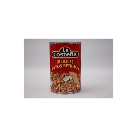 La Costeña Caja Frijoles refritos bayos 12p/580g-Despensaenlinea