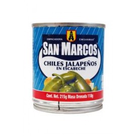 San Marcos Caja Chiles Jalapeños San Marcos 215G/24P-Despensaenlinea