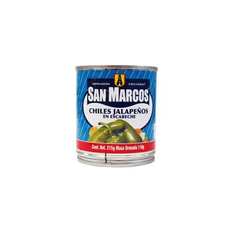 San Marcos Caja Chiles Jalapeños San Marcos 215G/24P-Despensaenlinea