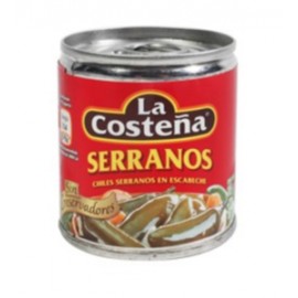 La Costeña Media Caja Chiles Serranos 105G/20P-Despensaenlinea