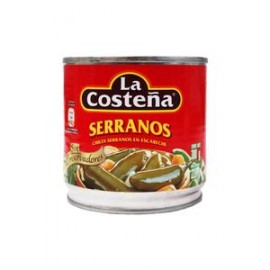 La Costeña Media Caja Chiles Serranos La Costeña 380G/12P-Despensaenlinea