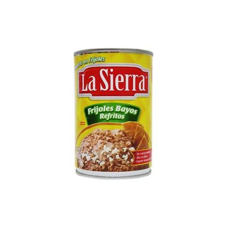 Sabormex Media Caja Frijol Bayo Refrito La Sierra 440G/12P-Despensaenlinea