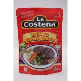 La Costeña Media Caja Frijol Negro Refrito Bolsa 220G/6P-Despensaenlinea