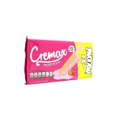 Pepsico Media Caja Galletas Cremax de Fresa Gamesa 17G/5P-Despensaenlinea