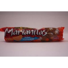 La Moderna Media Caja Galletas Marianitas Naranja 185G/10P-Despensaenlinea