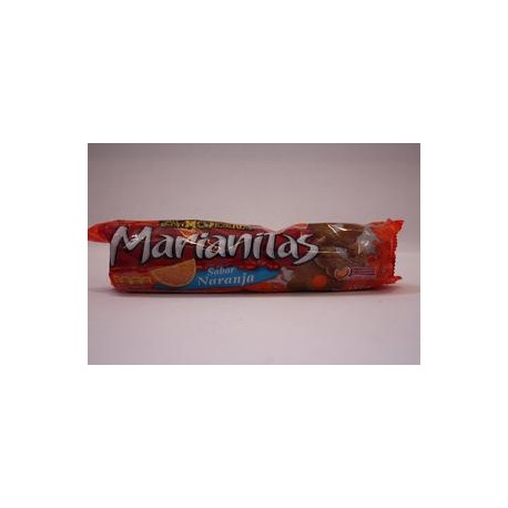 La Moderna Media Caja Galletas Marianitas Naranja 185G/10P-Despensaenlinea