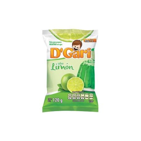 DÂ´Gari Media Caja Gelatina de Limon D´Gari 120G/25P-Despensaenlinea