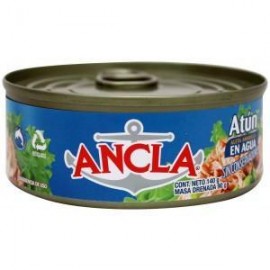 Marindustrias Media caja atún en agua Ancla 140G/24P-Despensaenlinea