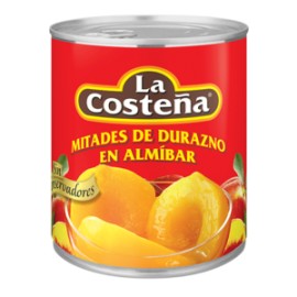 La Costeña Media Caja Duraznos en Mitades 3000G/3P-Despensaenlinea