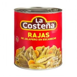 La Costeña Caja Chiles Rajas La Costeña 3.8K/ 6P-Despensaenlinea