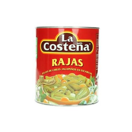 La Costeña Media Caja Chiles Rajas 3.8K/3P-Despensaenlinea