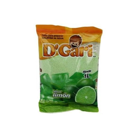 DÂ´Gari Media Caja Gelatina Limon 840G/5P-Despensaenlinea