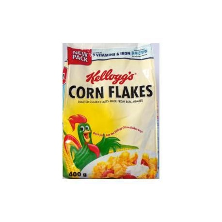 Kelloggs Caja cereal Corn Flakes 400G/24P-Despensaenlinea