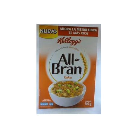 Kelloggs Media Caja Cereal All Bran Flakes 300G/12P-Despensaenlinea