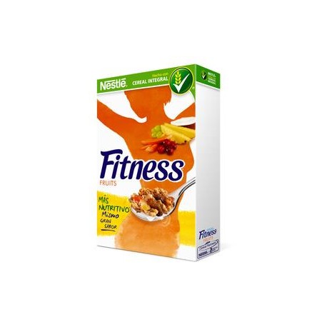 Nestlé Media Caja Cereal Fitness and Fruits 350G/9P-Despensaenlinea