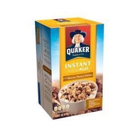 Pepsico Caja avena Quaker instantánea miel y nuez sin azúcar 35G/120P-Despensaenlinea