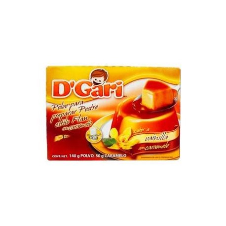 DÂ´Gari Caja Flan D´Gari 140G/50P-Despensaenlinea