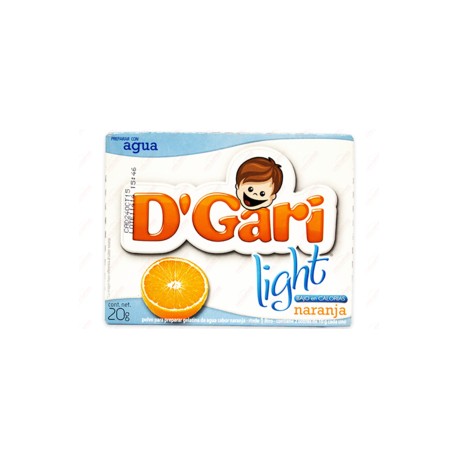 DÂ´Gari Caja Gelatina D'Gari Light Naranja 20G/24P-Despensaenlinea