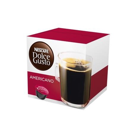 Nestlé Caja de Cafe en capsulas Dolce Gusto sabor americano 160G/3P-Despensaenlinea