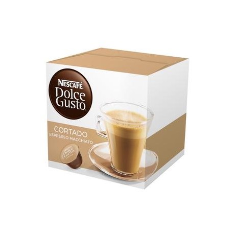 Nestlé Caja café Dolce Gusto Cortado 100.8G/16C/3P-Despensaenlinea