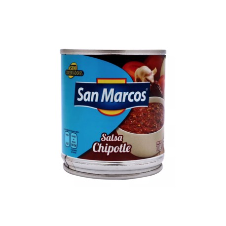 San Marcos Media Caja Salsa Chipotle 215G/12P-Despensaenlinea