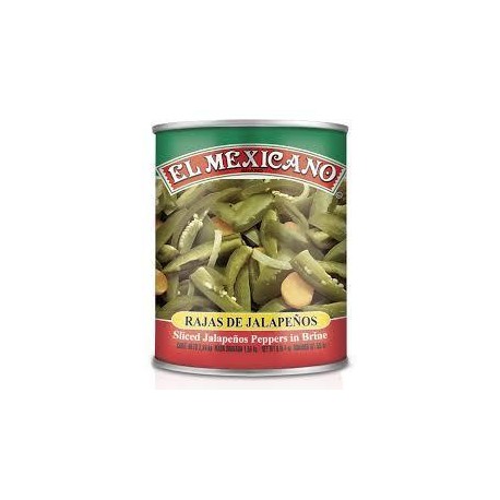 El Mexicano Media Caja Chiles Rajas 800G/6P-Despensaenlinea