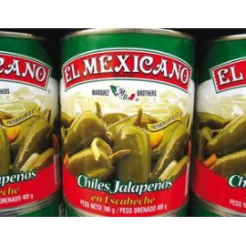 El Mexicano Media Caja Chiles Jalapeños 737G/6P-Despensaenlinea