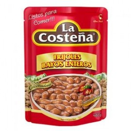 La Costeña Caja Frijol Bayo Entero Bolsa 460G/12P-Despensaenlinea