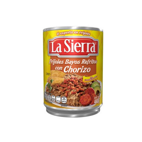 Sabormex Caja Frijol con Chorizo Sierra 440G/12P-Despensaenlinea