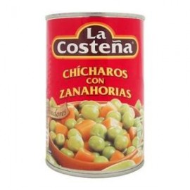 La Costeña Caja de Chícharo con Zanahoria 420G/24P-Despensaenlinea