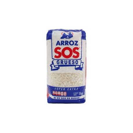 Ipacpa Paquete arroz SOS Super Extra 1K/12P-Despensaenlinea